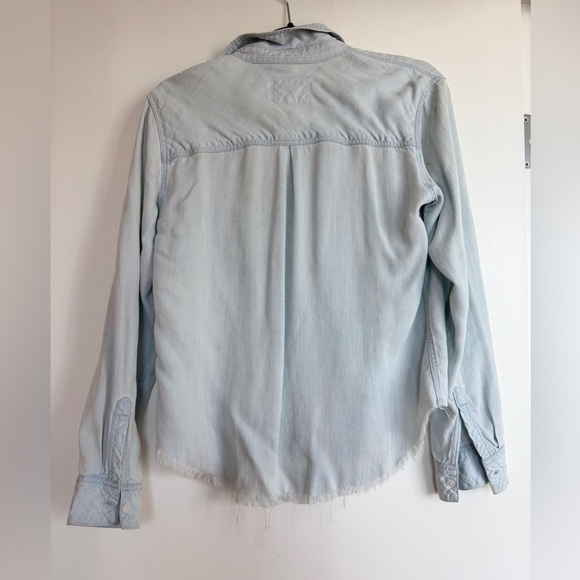 Rails Raw Hem Light Vintage Women’s Button Down | Size: XS - Picture 4 of 4